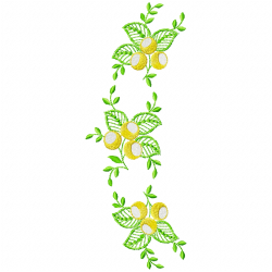 Flowers And Tree Embroidery Design 10